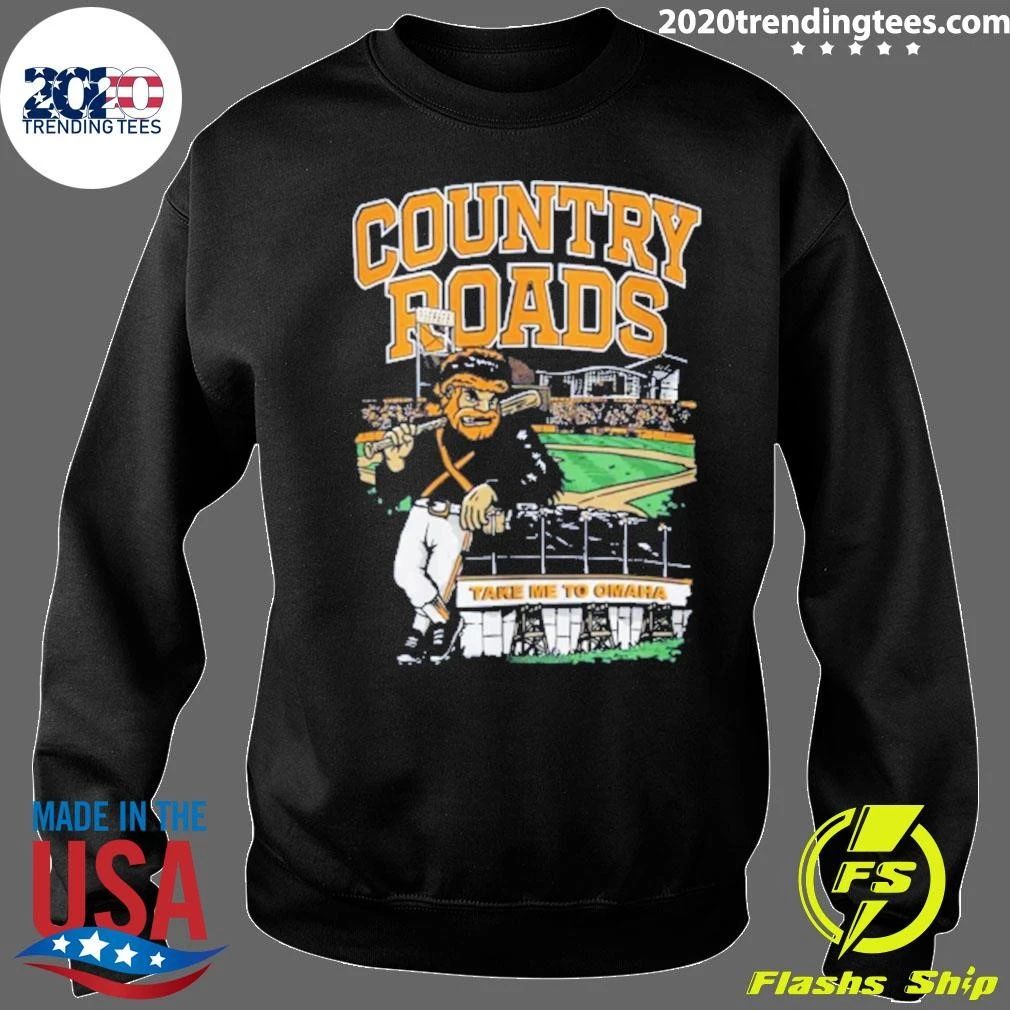 Country Roads Take Me To Omaha Tee Shirt