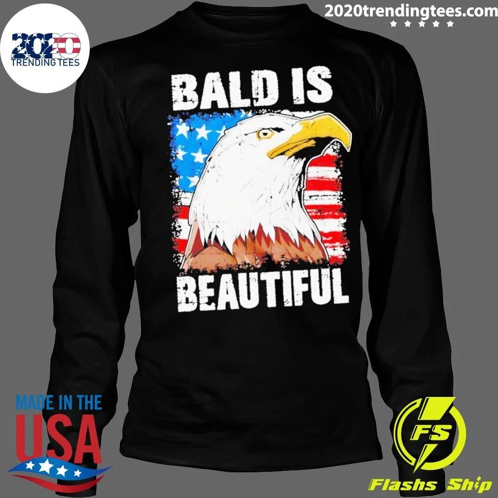 Eagle Beautiful 4th Of July Patriotic Usa American Flag Shirt