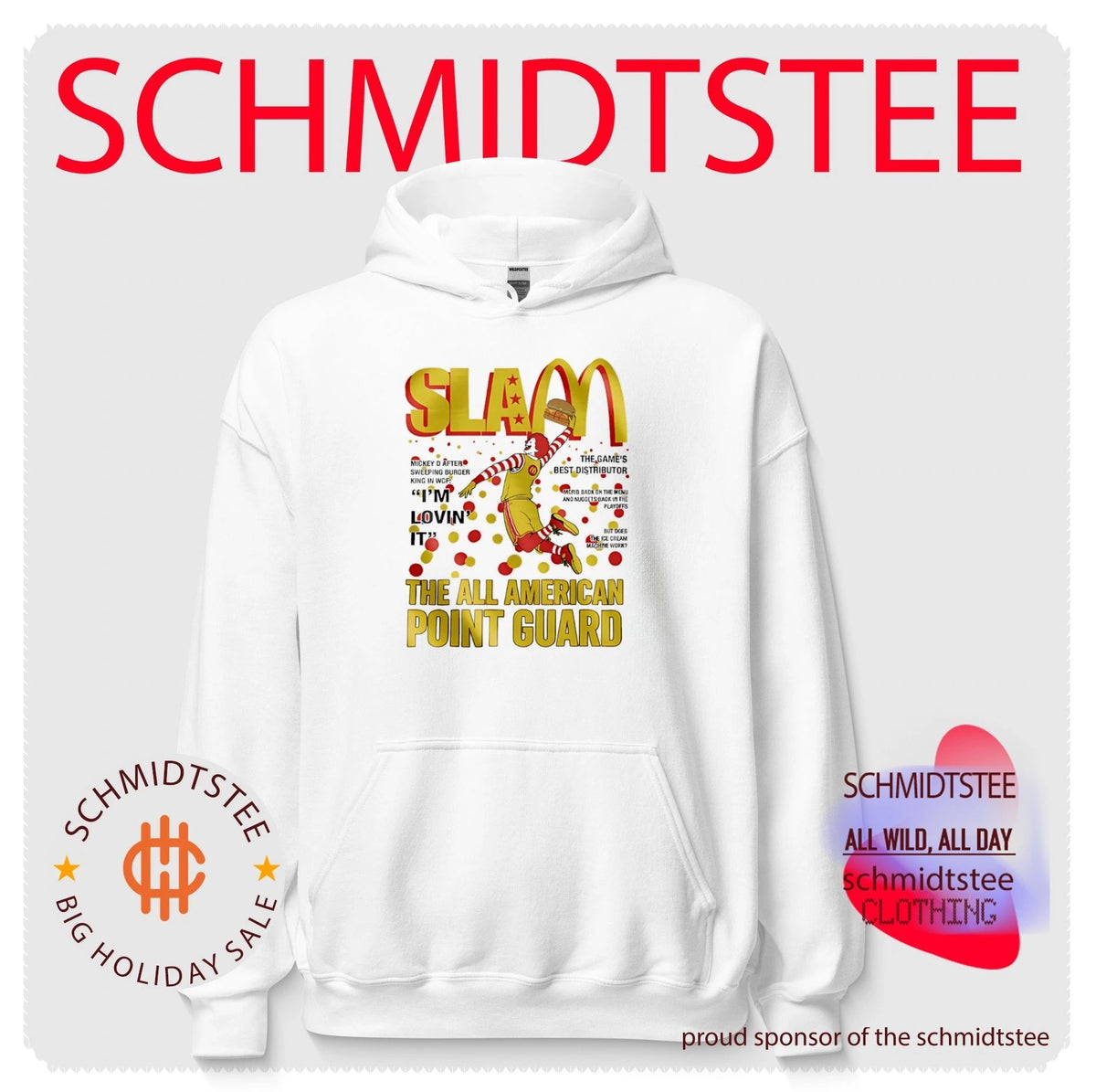 Ronald McDonald Slam the all American Point Guard shirt