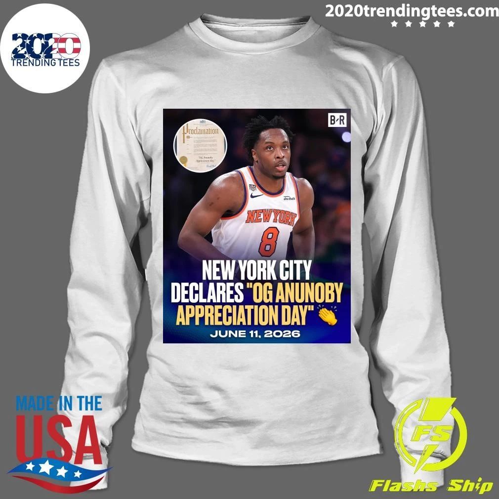 New York City Declares OG Anunoby Appreciation Day June 11, 2026 Shirt