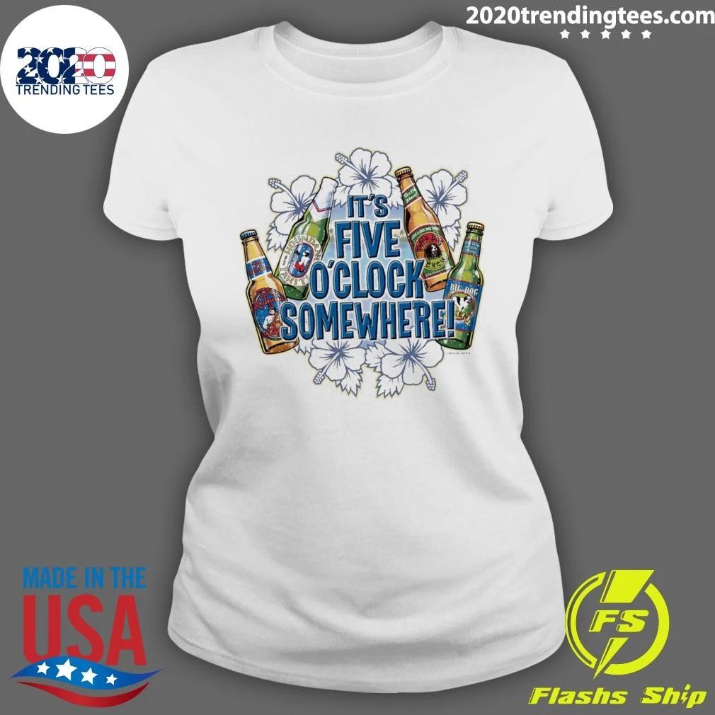 It Is Five O’Clock Somewhere Beer Drinking Shirt