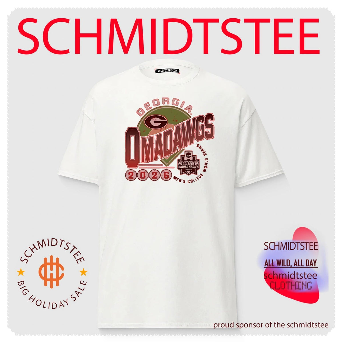Georgia Bulldogs 2026 College World Series Omaha Bound shirt