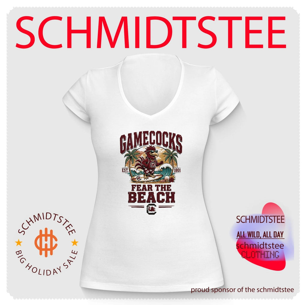 South Carolina Gamecocks Fear The Beach maacot shirt