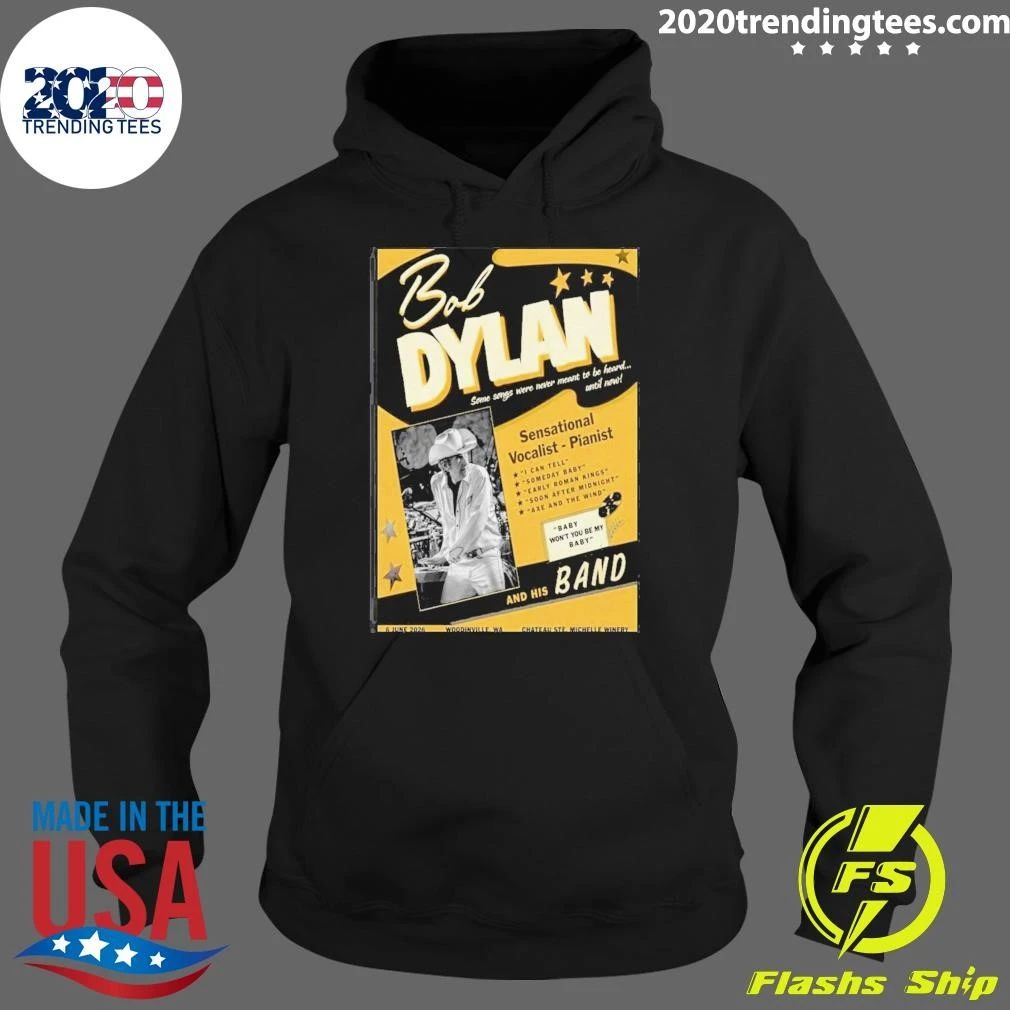 Bob Dylan Chateau Ste Concert June 6 2026 Poster Shirt
