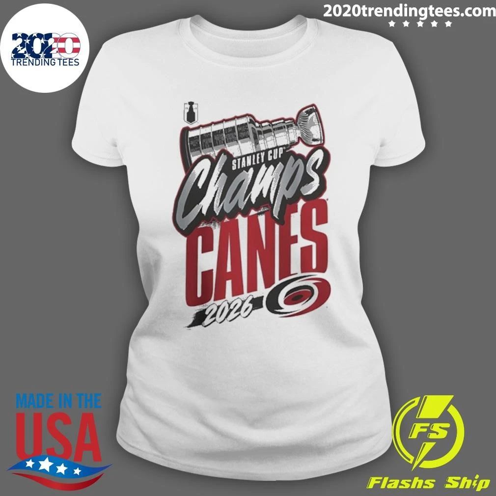 Carolina Hurricanes 2026 Stanley Cup Champions Replica Locker Room Shirt