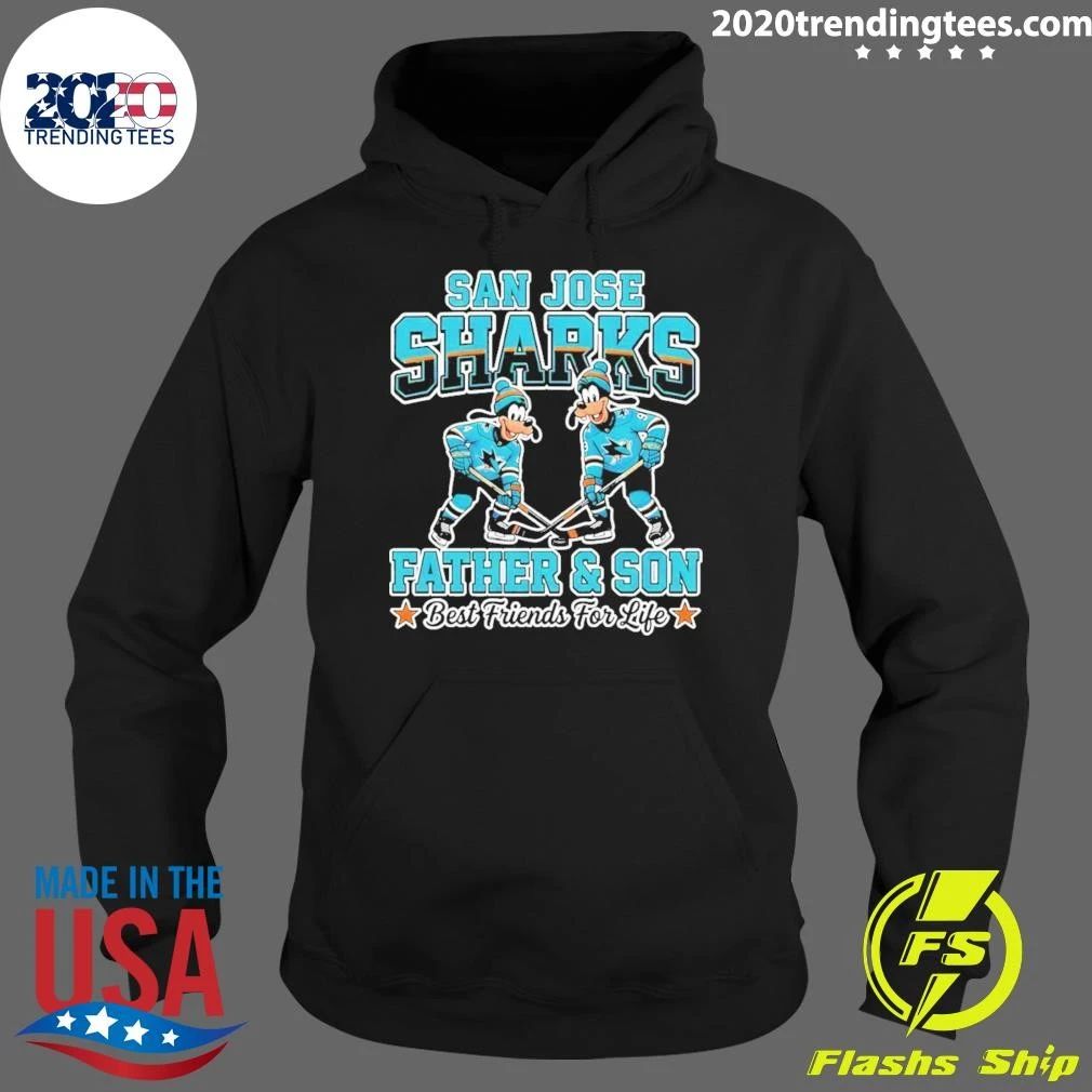 Goofy San Jose Sharks Father And Son Best Friends For Life Shirt
