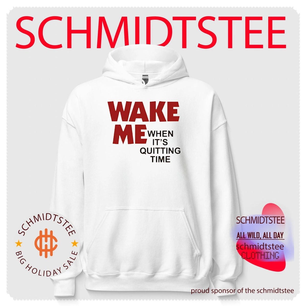Wake Me when it’s quitting time shirt