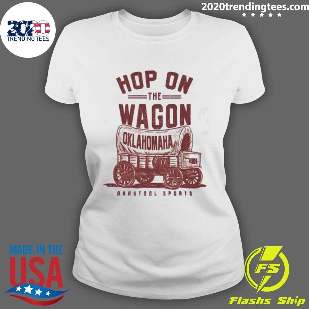 Hop On The Wagon Oklahomaha Shirt