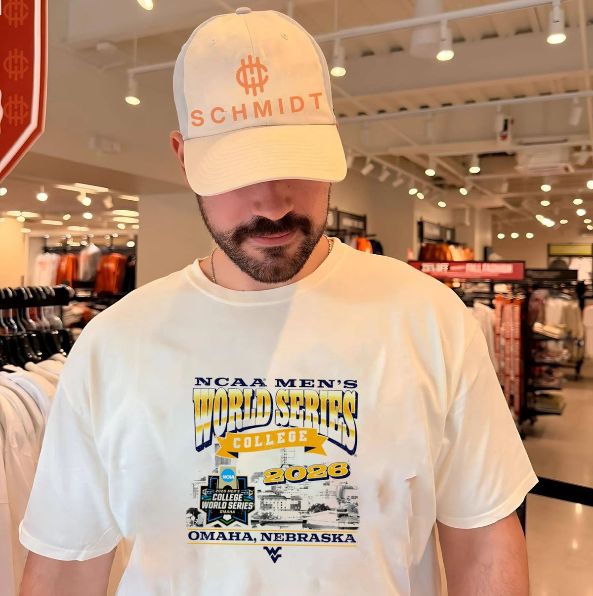 West Virginia Mountaineers Baseball Morgantown Regional 2026 skyline shirt