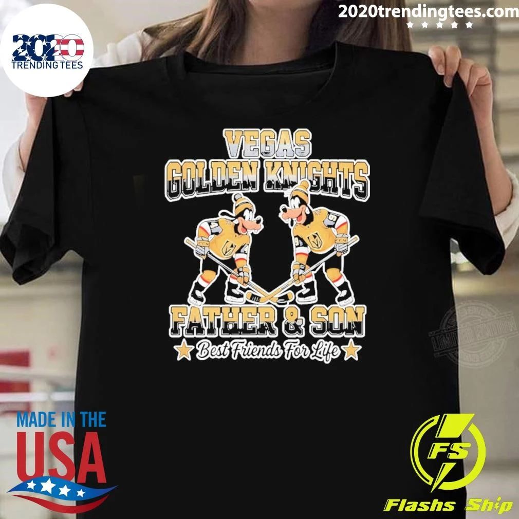 Vegas Golden Knights Father And Son Best Friends For Life Shirt