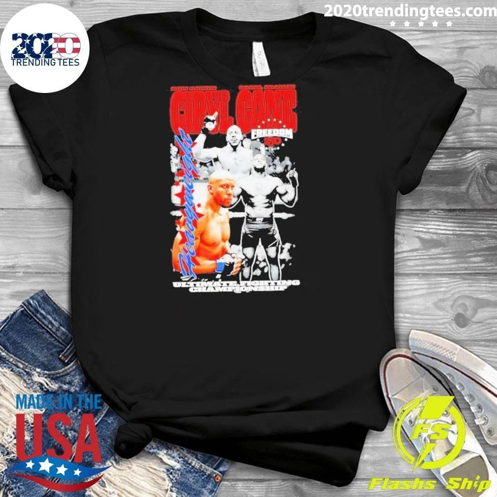 Ciryl Gane Ufc Freedom 250 Graphic Shirt