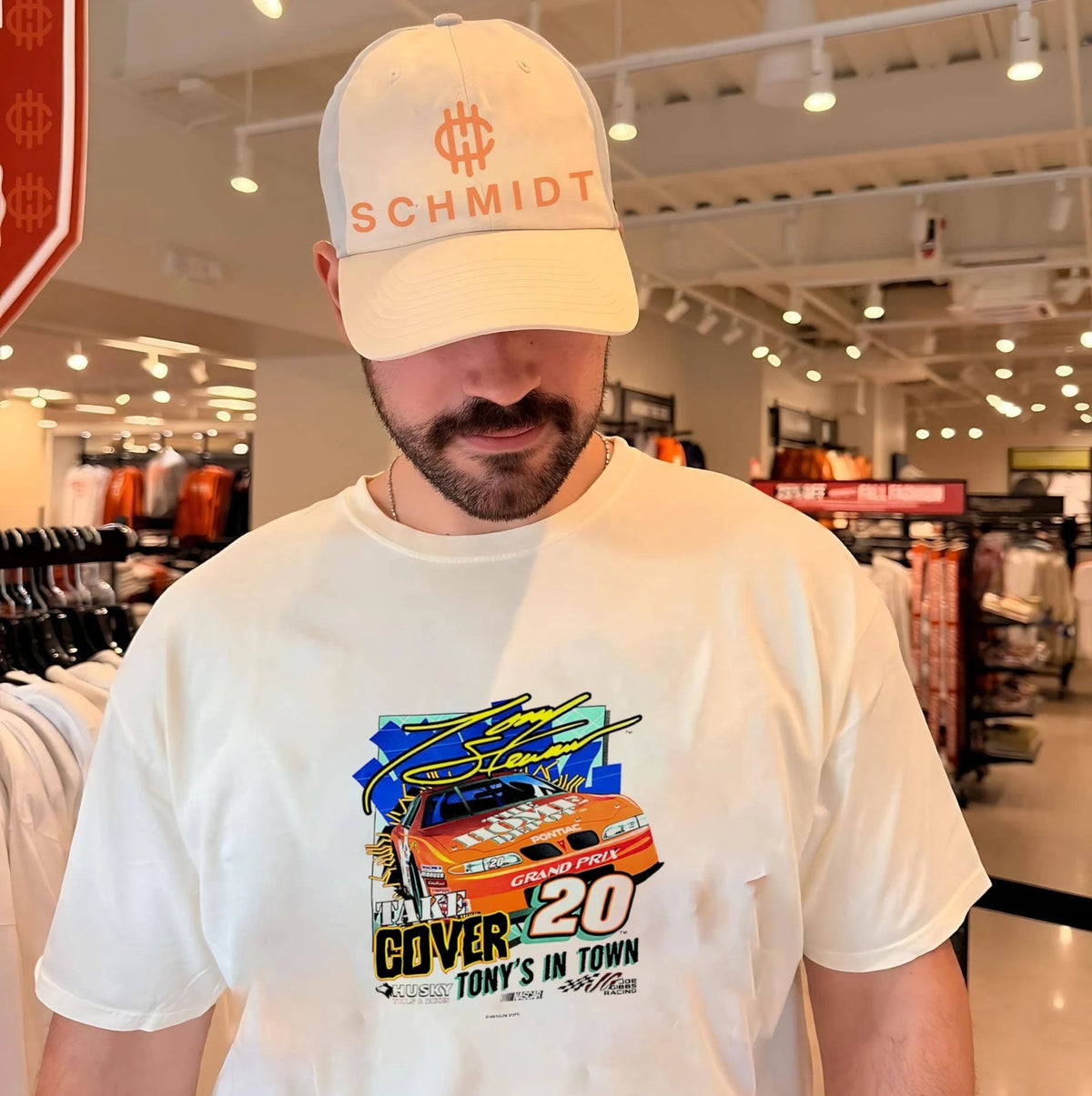 Tony Stewart Joe Gibbs Racing Take Cover 20 Pontiac Grand Prix shirt