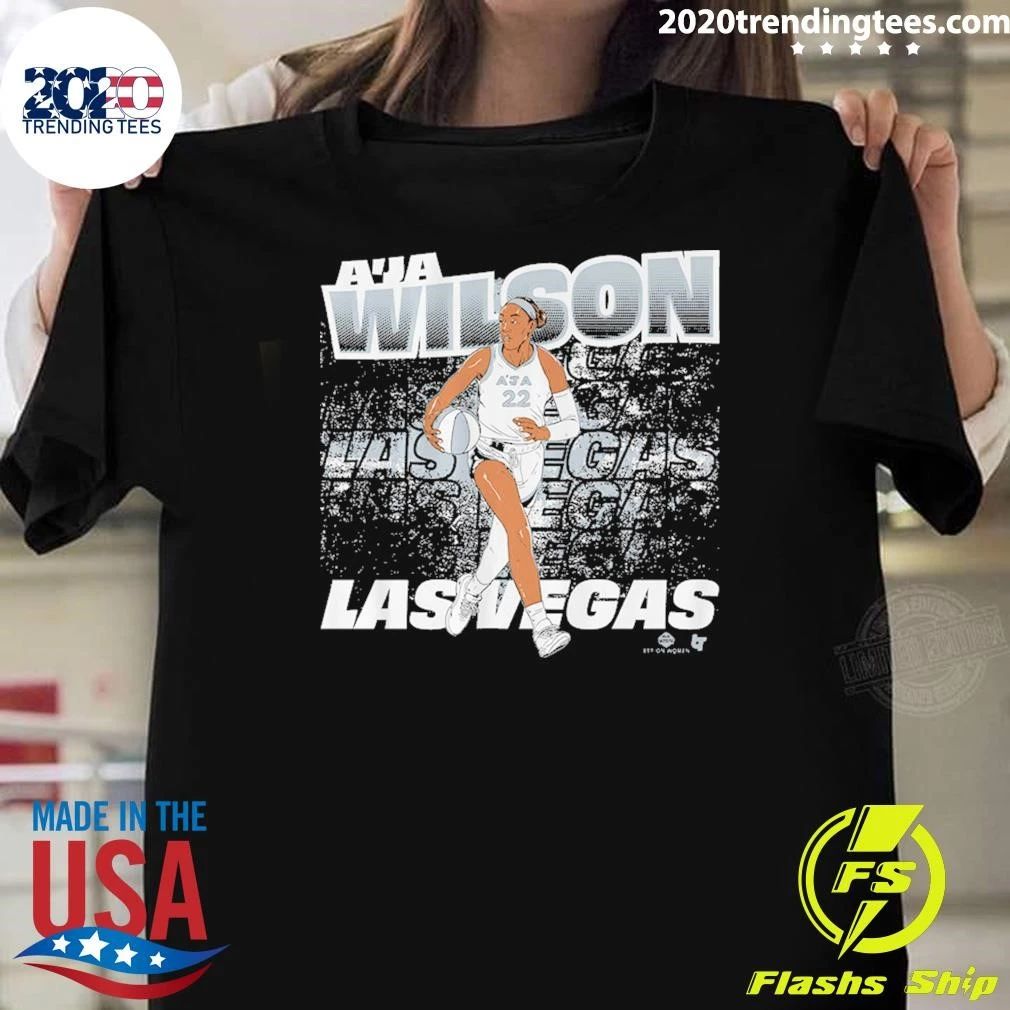 A’ja Wilson Las Vegas Street Ball Shirt