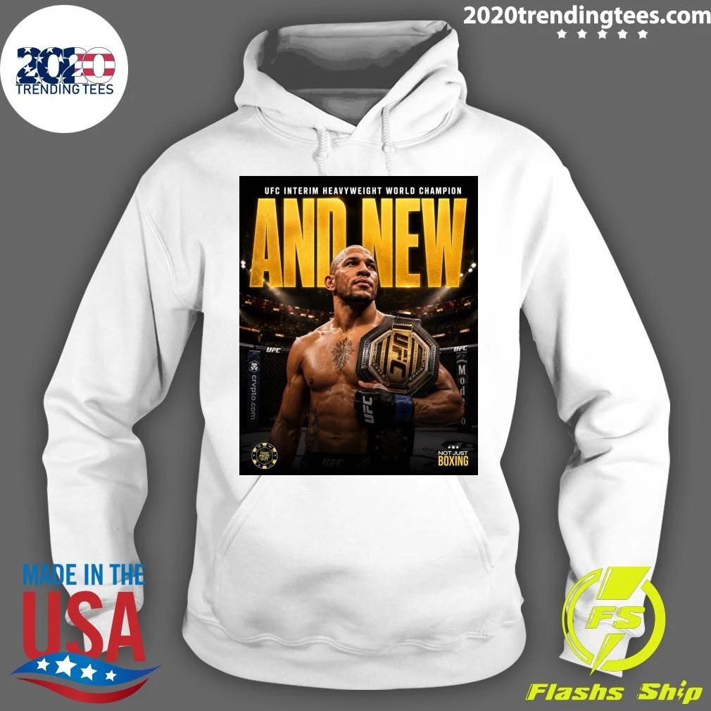 Ciryl Gane UFC Interim Heavyweight World Champion And New Shirt