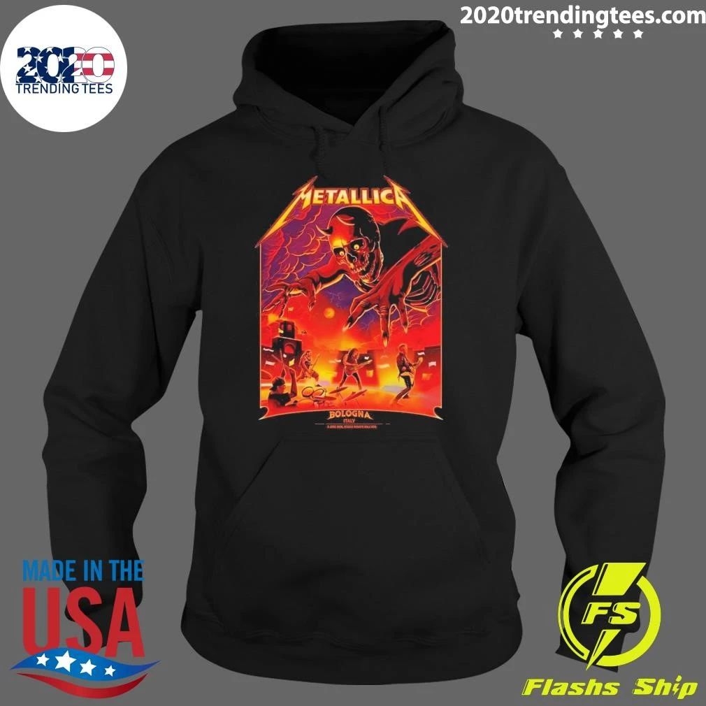 Metallica Bologna At Stadio Renato Dall’Ara June 2026 Shirt