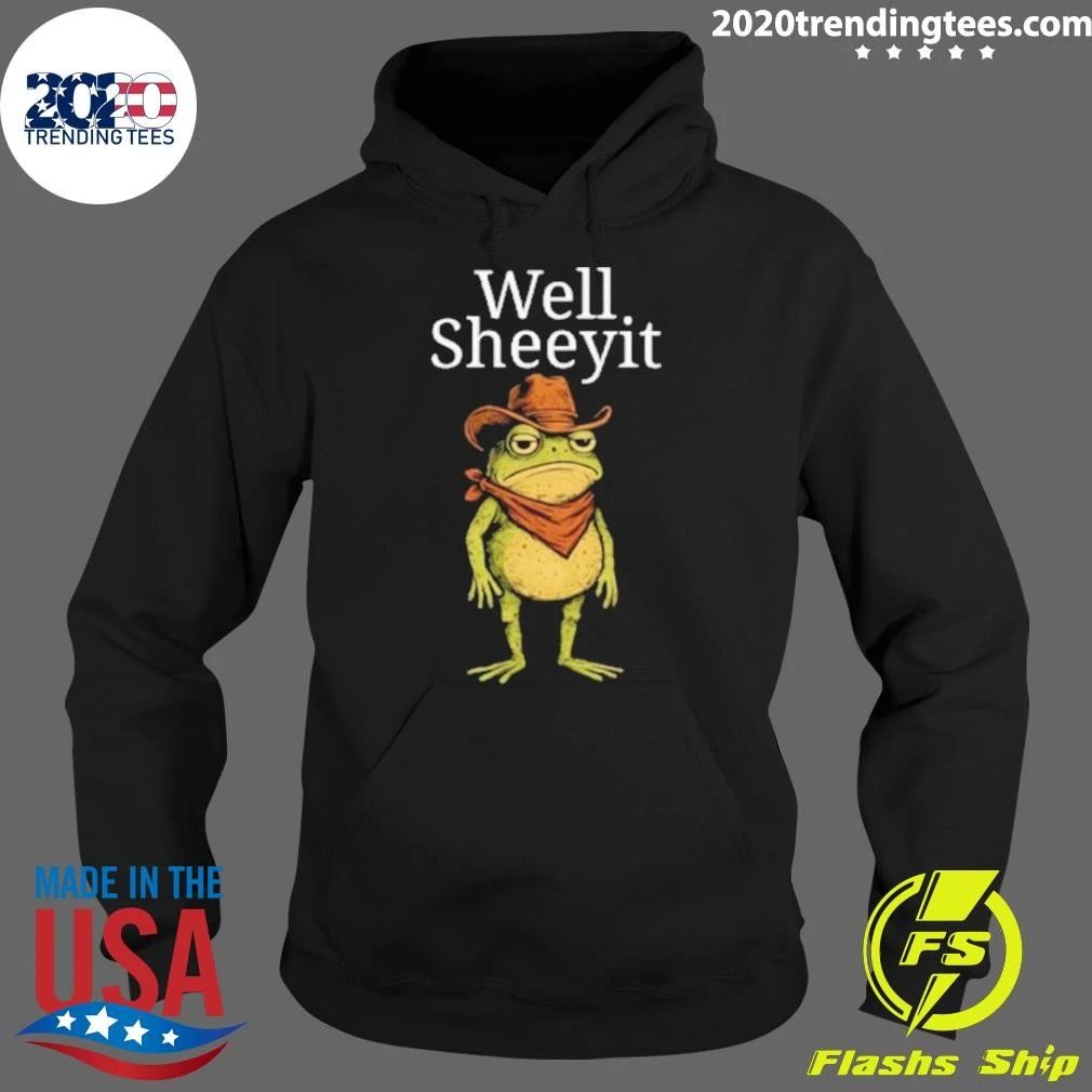 Cowboy Frog Well Sheeyit Meme 2026 Shirt