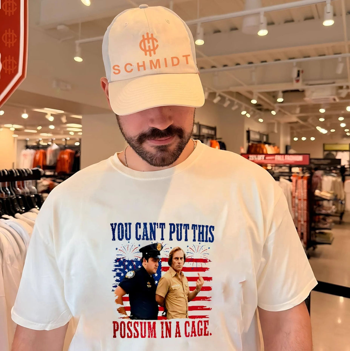 You Can’t Put This Possum In A Cage George Jones 4th of July shirt