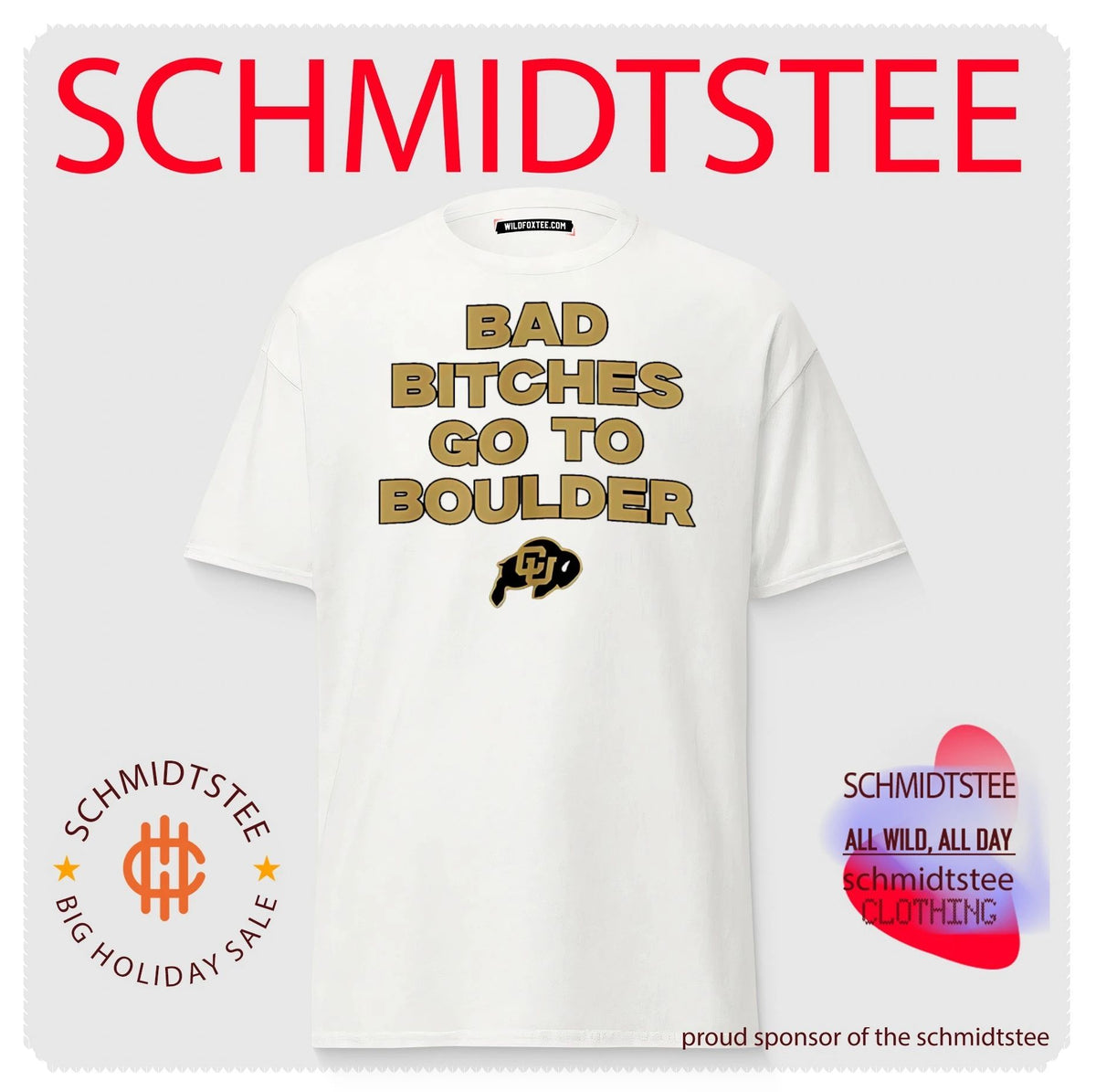 Colorado Buffaloes Bad bitches go to boulder shirt