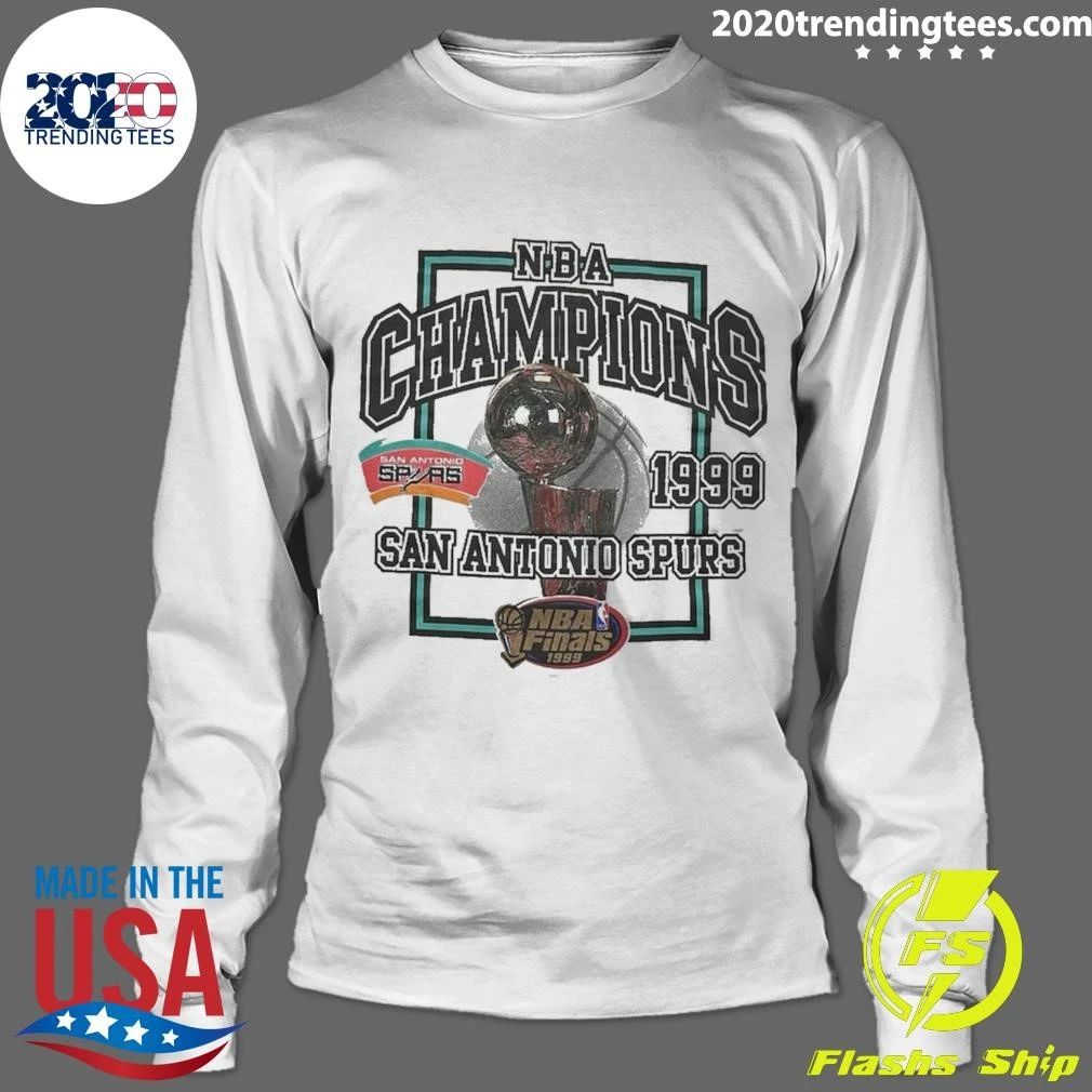 NBA Finals Champs 1999 San Antonio Spurs Reprint Vintage Shirt
