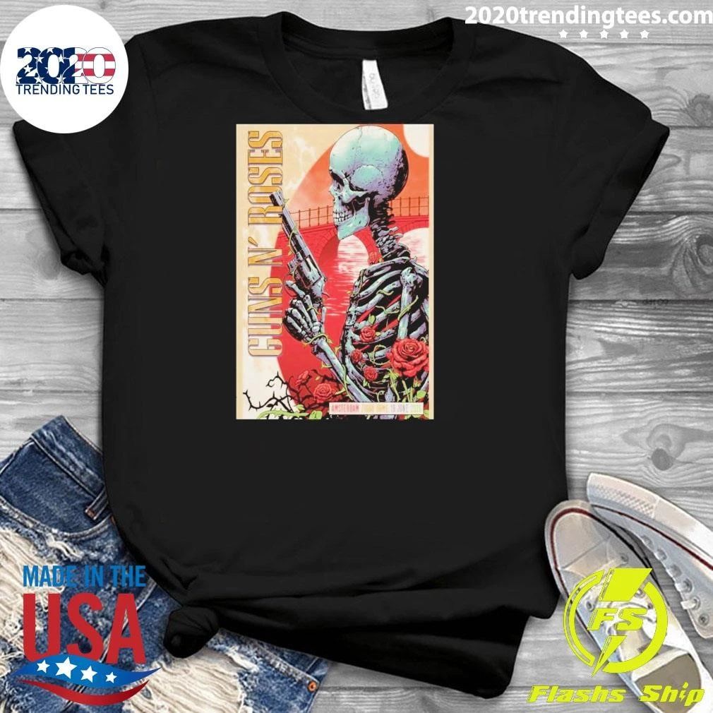 Skull Guns N’ Roses June 18 2026 Amsterdam, Netherlands at the Ziggo Dome Shirt