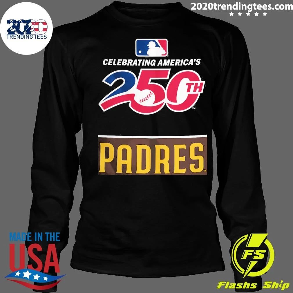 San Diego Padres Celebrating America’s 250th Padres Garden Flag Shirt
