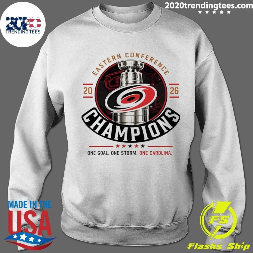 Carolina Hurricanes Stanley Cup Eastern Conference 2026 Champions One Goal Shirt