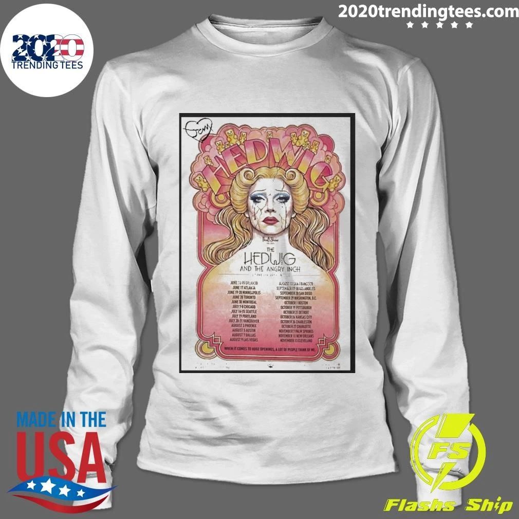 Hedwig And The Angry Inch Opening Tour 2026 Signed Poster Shirt