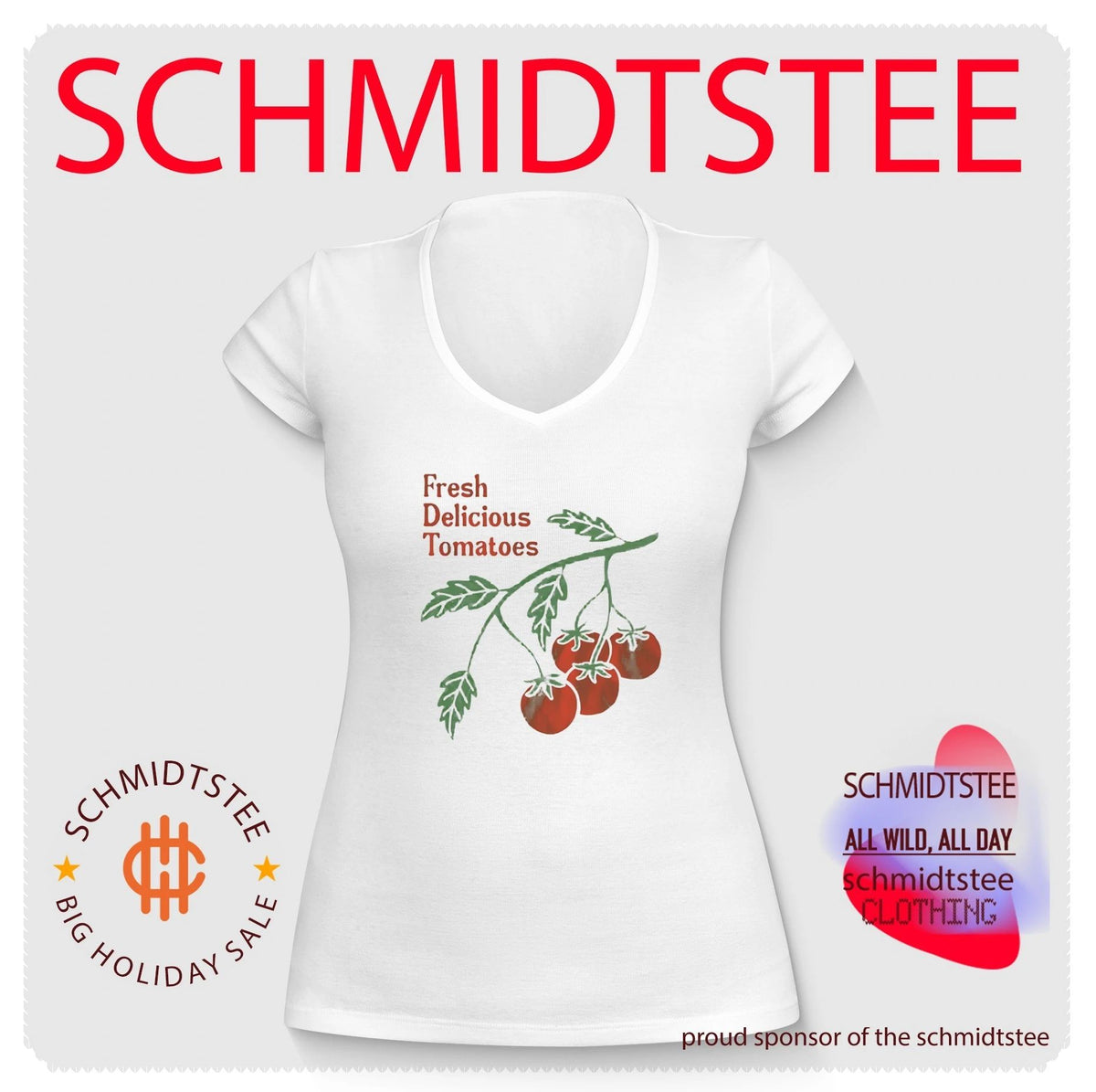 Fresh Delicious Tomatoes garden vegetable shirt