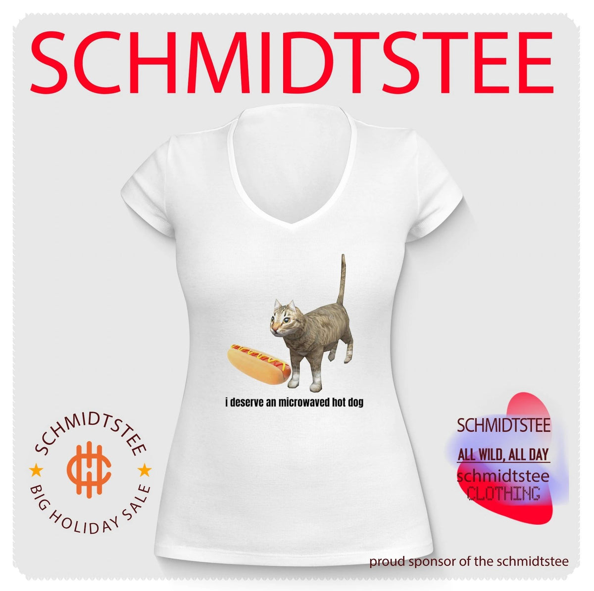 Cat I Deserve an Microwaved Hot Dog Meme shirt