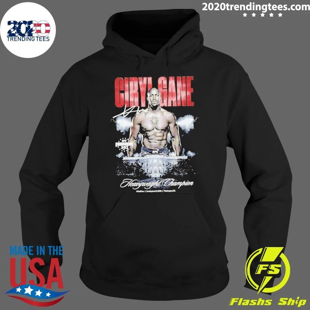Ciryl Gane Ufc Freedom 250 Heavyweight Champion Signature Shirt
