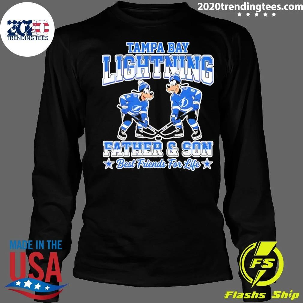 Tampa Bay Lightning Father And Son Best Friends For Life Shirt
