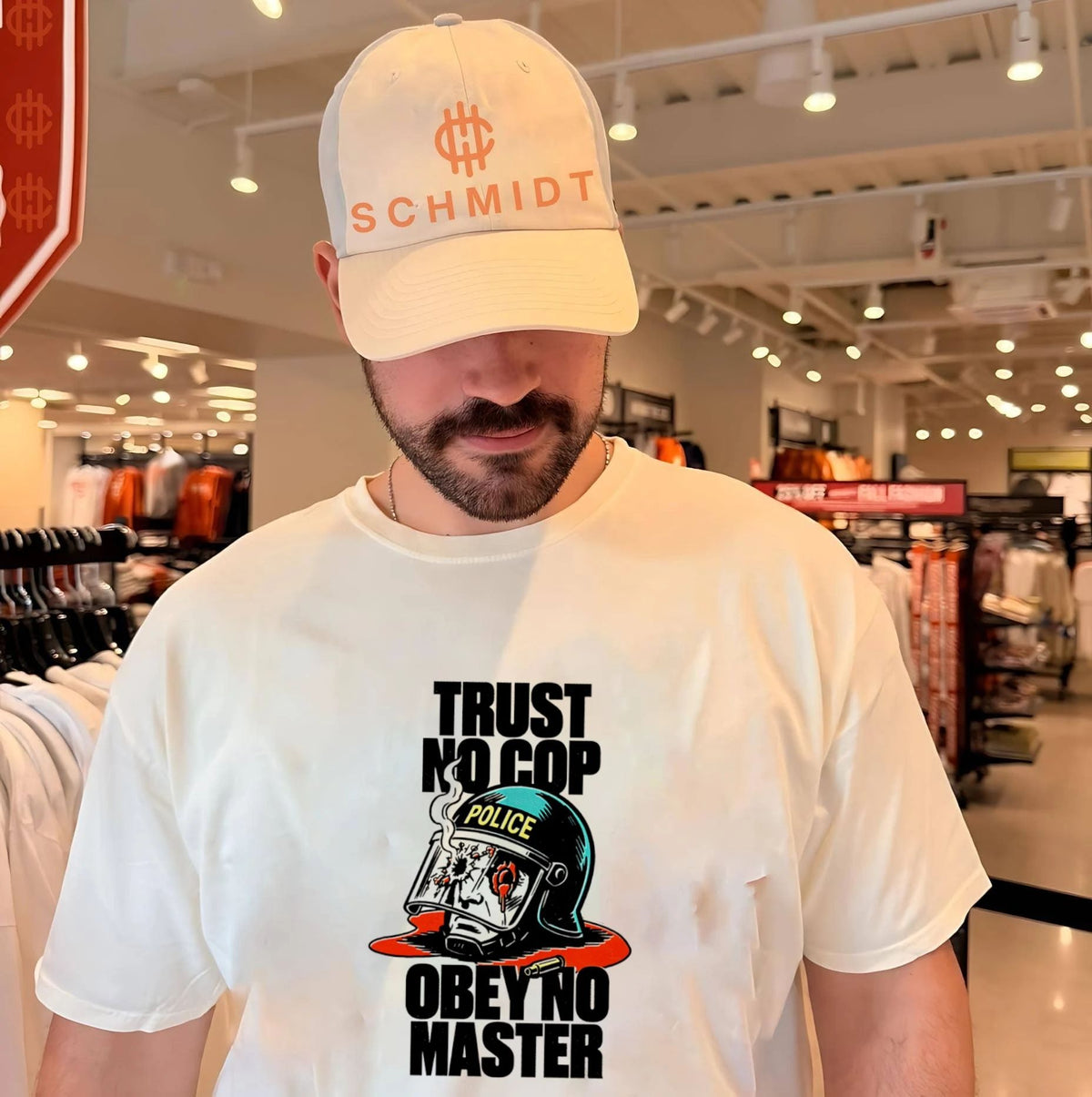 Trust no cop obey no master shirt