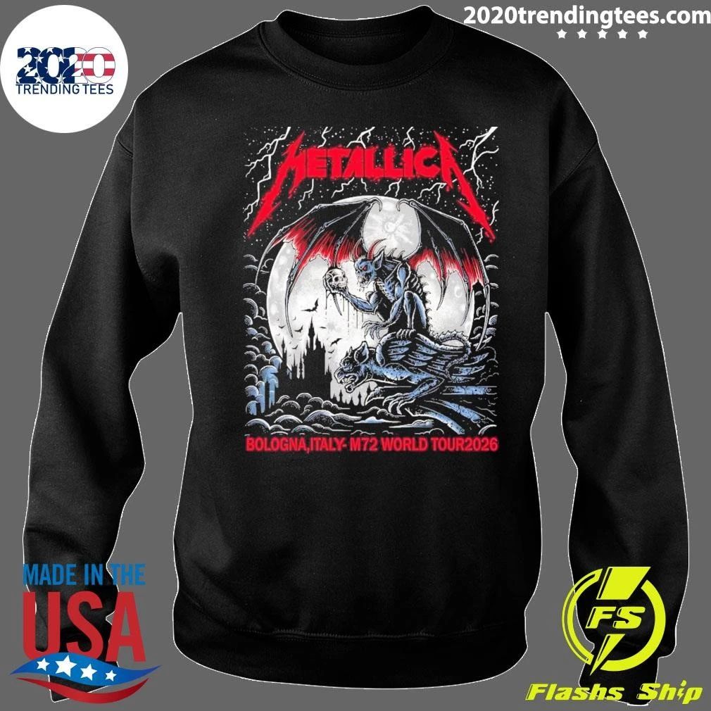 Metallica Keith Stanley Gargoyle Bologna 2026 Shirt