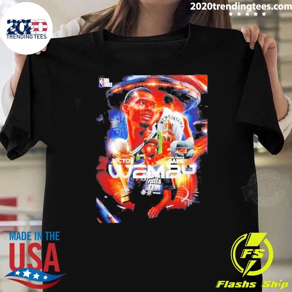 Victor Wemby 2026 NBA Finals Game Poster Shirt