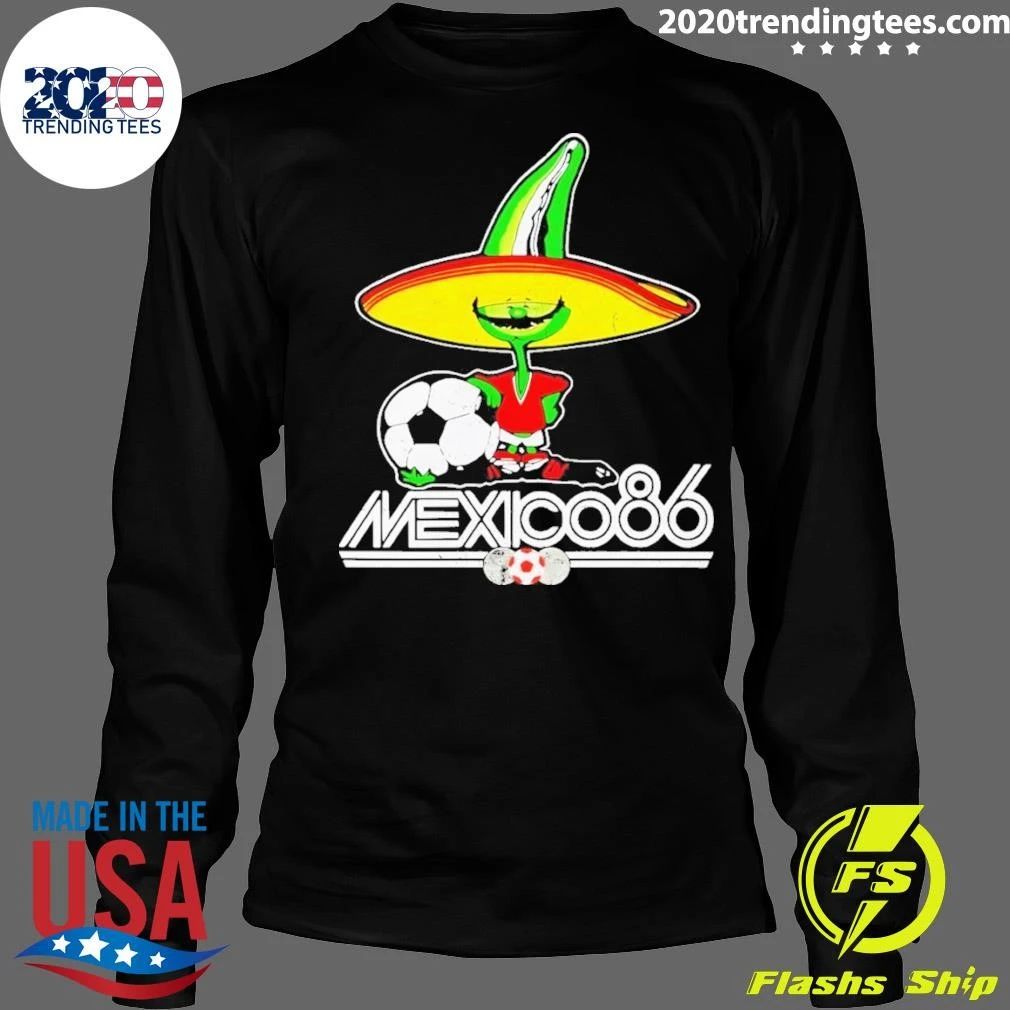 Pique Mexico 86 Soccer Mascot Mexico World Cup 2026 Shirt