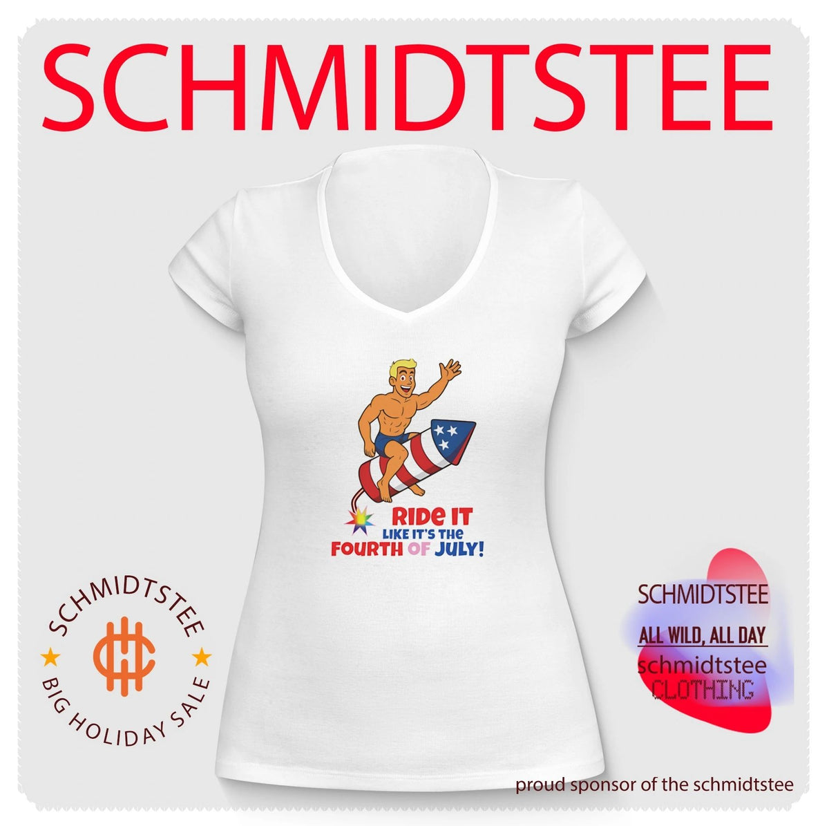 Ride It Like It’s the Fourth of July Independence Day shirt