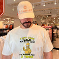 I may look calm but in my head I’ve slapped you 3 times Simpson shirt