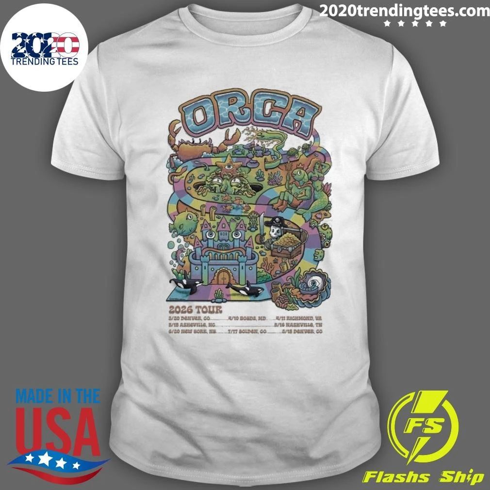 Morca The Band 2026 Summer Tour Poster Shirt