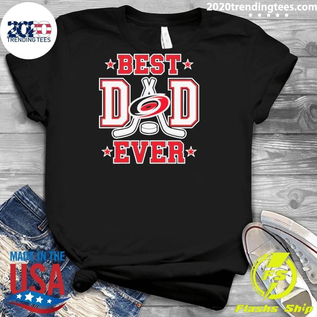 Carolina Hurricanes Hockey Best Dad Ever 2026 Shirt