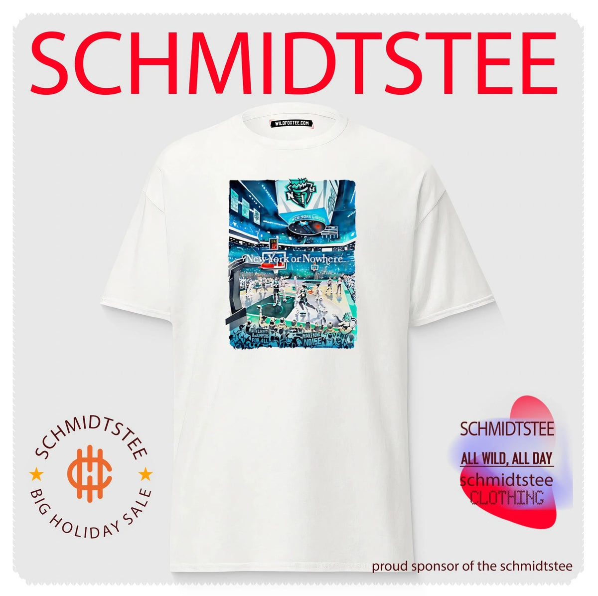 Gavin Snider x New York Liberty New York or Nowhere shirt