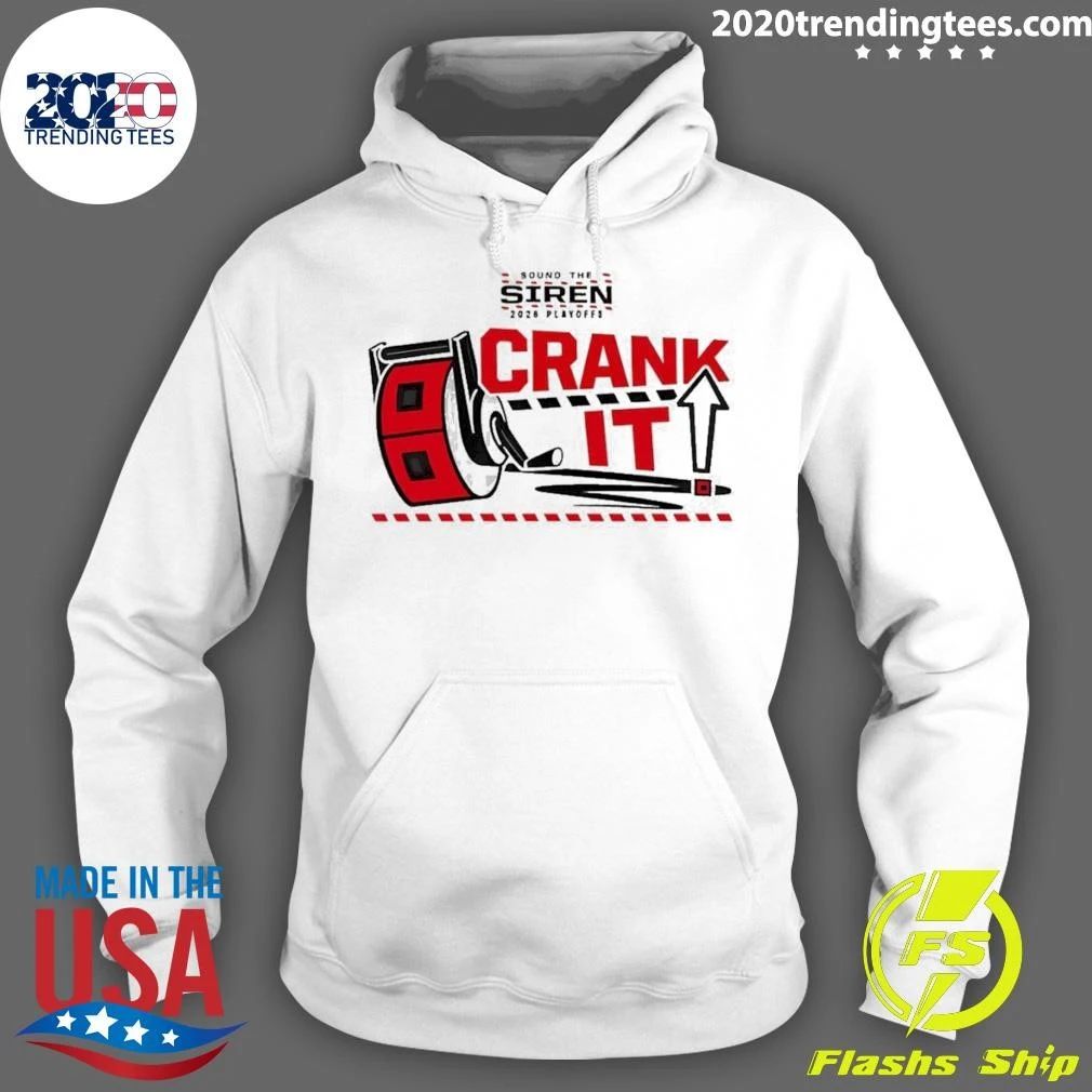 Carolina Hurricanes Hockey Apparel Sound The Siren 2026 Playoffs Crank It Shirt