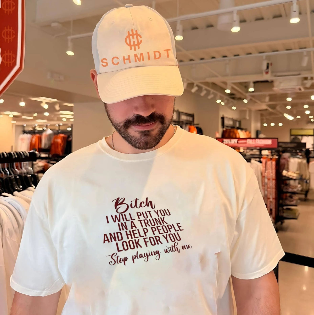 Btich i will put you in a trunk and help people look for you stop playing with me shirt