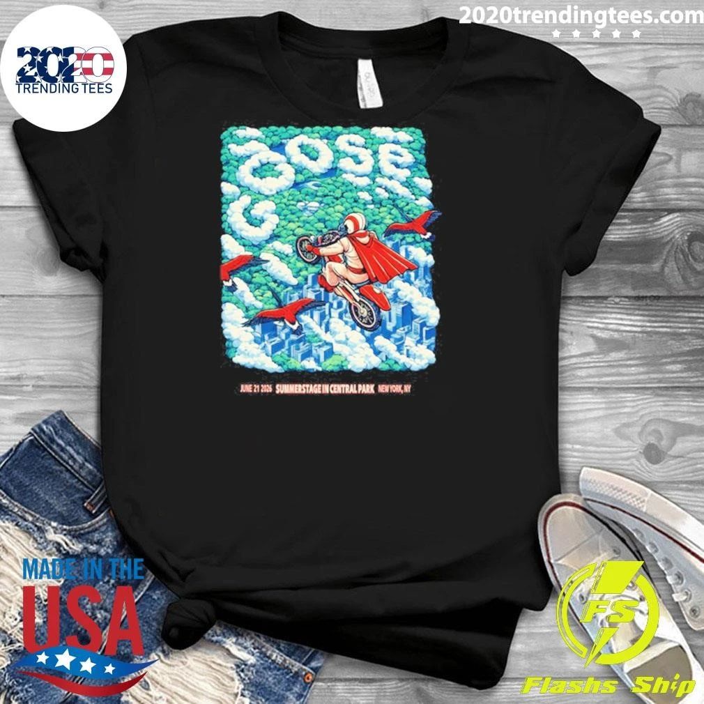Goose Summerstage In Central Park June 21 2026 New York NY Shirt