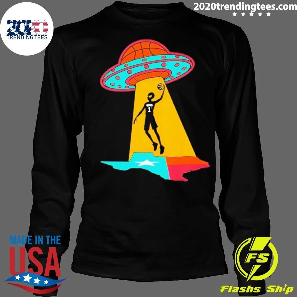 Antonio Basketball Wemby The Alien Spurs Star Shirt