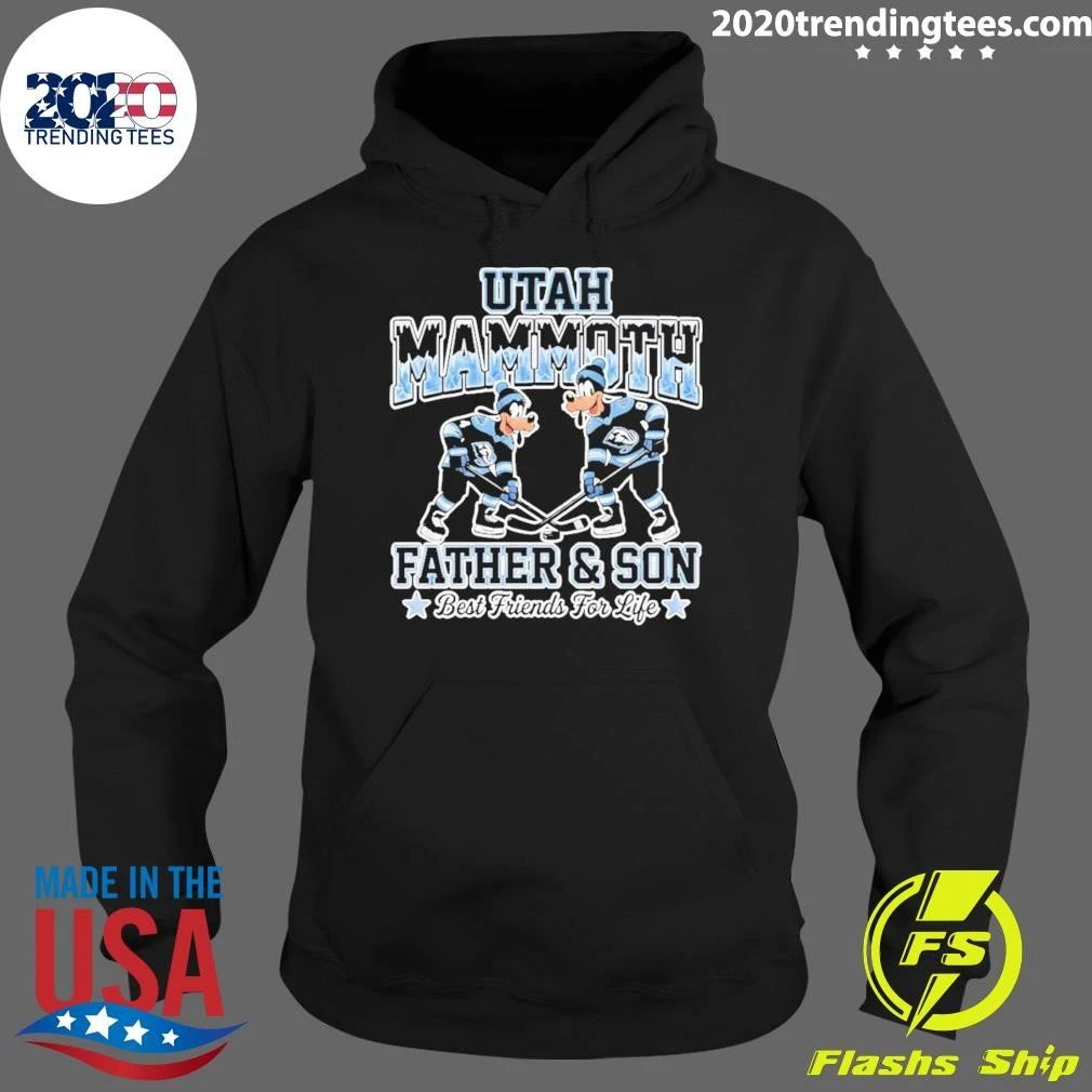 Utah Mammoth Hockey Father And Son Best Friends For Life Shirt