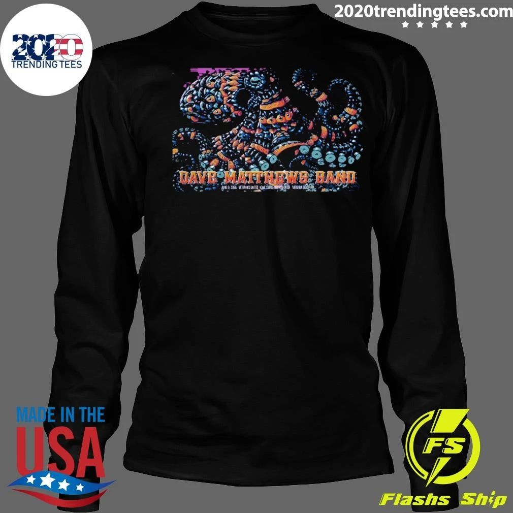Dave Matthews Band Virginia Beach Tour On June 6 2026 Poster Shirt