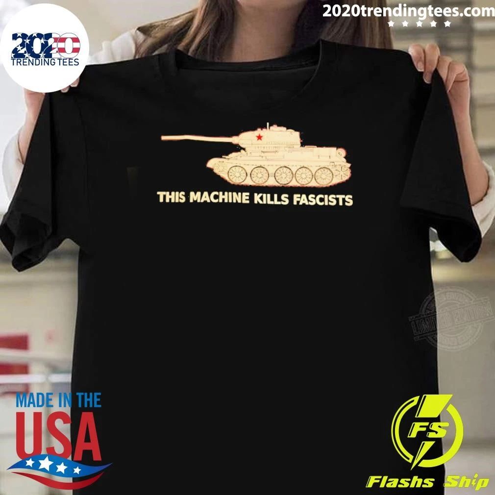 Soviet T-34 Tank This Machine Kills Fascists Shirt