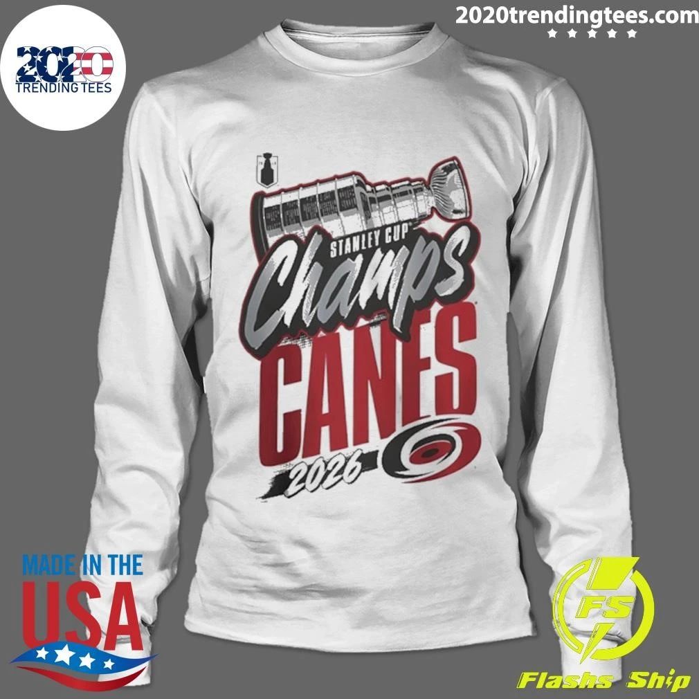 Carolina Hurricanes 2026 Stanley Cup Champions Replica Locker Room Shirt