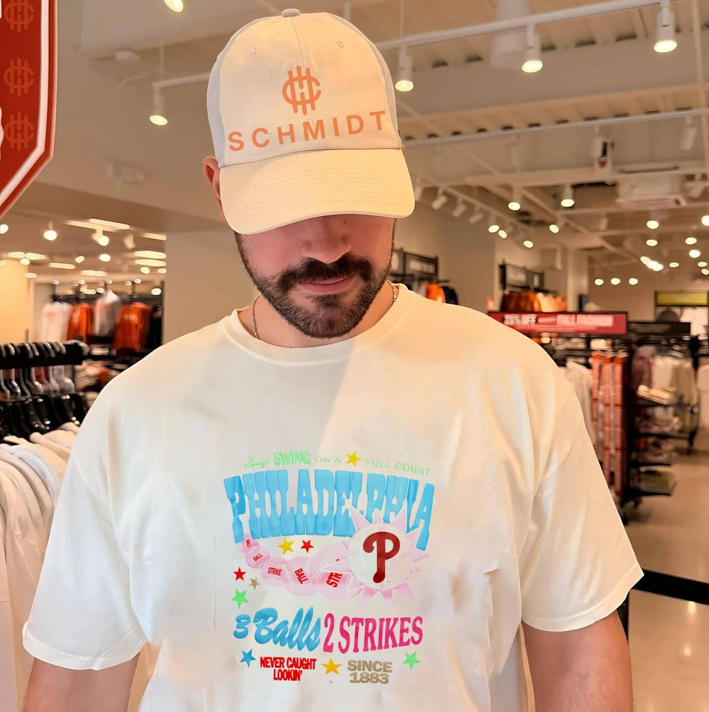 Philadelphia Phillies 3 Balls 2 Strikes Never Caught Lookin’ shirt