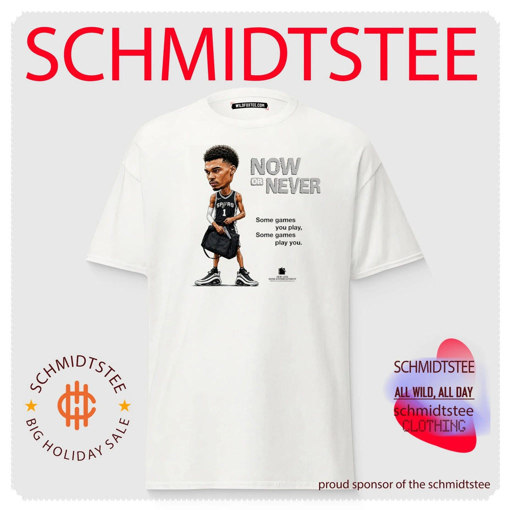 San Antonio Spurs Victor Wembanyama now or never some games you play some games play you shirt
